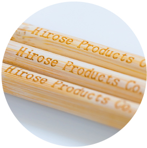 竹ストローの刻印入り製品